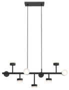 Klausen 149004 - LED Luster na tyči COMFORT 9xLED/5W/230V čierna