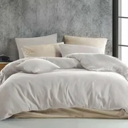 Kvalitex Mušelínové obliečky smotanová, 220 x 200 cm, 2 ks 70 x 90 cm, 220 x 200 cm, 2 ks 70 x 90 cm