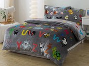 XPOSE® Mikroplyšové obliečky ABECEDA Exclusive