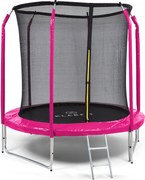KLARFIT Jumpstarter, trampolína, 2,5 m Ø, sieť 120 kg max., 195 cm Ø skákacia plocha