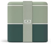 monbento Desiatový box Monbento Square Green Bicolor 1,7 l