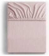 Svetloružová napínacia plachta jersey 180x200 cm Amber – Restilo