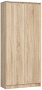 Uzavretý regál R80 2D 8P CLP dub sonoma