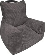Detské kreslo Tobi Plus, šedá štruktúrovaná látka%
