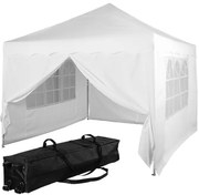 Záhradný párty stan - 3 x 3 m, biela + 4 bočnice