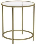 Odkladací stolík LYRA zlatý