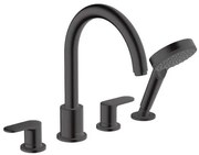 Vaňová batéria Hansgrohe Vernis Blend so sprchovacím setom čierny mat 71456670