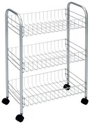 Pojazdný stojan s 3 policami Metaltex Lugano