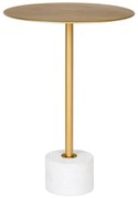 Kovový okrúhly odkladací stolík ø 41 cm Lecco – House Nordic