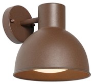 Priemyselná vonkajšia nástenná lampa hrdzavohnedá okrúhla IP44 - Natas