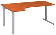 Ergonomický stôl ProOffice C 180 x 120/80 cm, ľavý, čerešňa