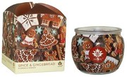 Arome Sviečka v skle a flower boxe, Spice & Gingerbread, 90 g