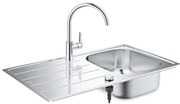 GROHE 31562SD1 - Sada kuchynského drezu s batériou BAU 860 x 500 mm z nerezovej ocele