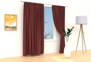 Zatemňovacie závesy Velvet vínová – 140 × 160 cm (2 ks)