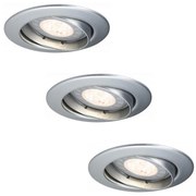 Paulmann 92516 - SADA 3x LED GU10/3,5W kúpeľňové podhľadové svietidlo 230V