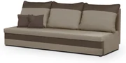 Rozkladacia pohovka GUSTO Bežová/hnedá