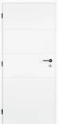 Doornite Quatro Interiérové dvere 60 L, 646 × 1983 mm, lakované, ľavé, biele, plné