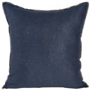 Ľanová obliečka na vankúš 45x45 tmavomodré zlato 404939