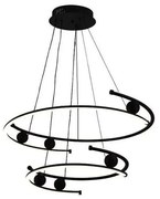 LED Stmievateľný luster na lanku LED/80W/230V 3000-6500K + diaľkové ovládanie