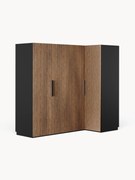 Modulárna rohová šatníková skriňa Simone, Š 215 cm