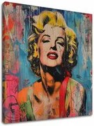 Obraz Marilyn Monroe - Rebelka vo farbách | 100% originál domaľovaný akrylom