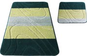 DY Kúpeľňová sada koberčekov Montana 05 - zelená