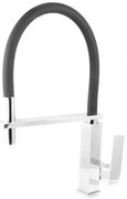 Gamma Luk, vysoká kuchynská batéria s elastickým ramenom, chrómová, GMA-BLK-CH