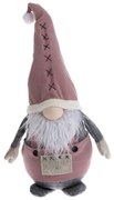 Vianočný trpaslík Scruffy ružová, 25 x 55 cm
