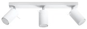 Sollux SL.0089 - Bodové svietidlo RING 3 3xGU10/10W/230V biela