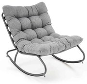 Hojdacie kreslo Gatto, sivá