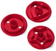 Vykrajovačky na linecké pečivo, 3 ks