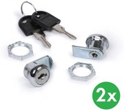 Zámky pre hliníkové debny, 2 ks
