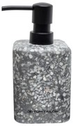 Sivý dávkovač mydla z polyresínu 270 ml Tom Tailor T-Terrazzo – Wenko