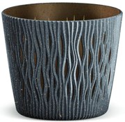 Kvetináč Sandy okrúhly 160 – antracit Eco