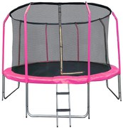 Trampolína COMFORT s rebríkom 305cm ružová