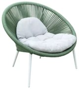 NANCY lounge kreslo green