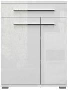 Komoda 2d1s Piano Cpl21 lakovaná Biely Lesk