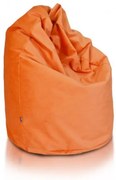 INTERMEDIC SK - Sedací vak Mega Sako z plyšu 135 cm | pastelový vak na leňošenie, 340 l Farba: A044 - Oranžová pomaranč