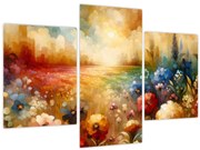 Obraz - Pestrofarebná lúka (90x60 cm)