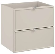 Závěsná skříňka pod umyvadlo Bella Cashmere 2S 60 cm kašmír