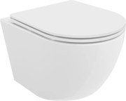 Mexen Lena Rimless závesné WC so sedátkom s pomalým zatváraním, biela - 30220300