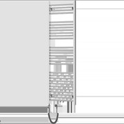 Mexen Mars elektrický radiátor 1500 x 500 mm, 600 W, chróm - W110-1500-500-2600-01
