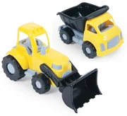 Dolu Veľký set nákladné auto a nakladač