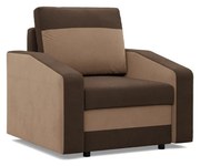 Kreslo HEWLET model 2 Hnedá-hnedá