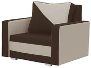 Kreslo ASTRA3 s funkciou spania Tmavohnedá/béžová