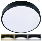 Brilagi - LED Stropné svietidlo POOL LED/48W/230V 3000/4000/6000K pr. 40 cm čierna BG0530