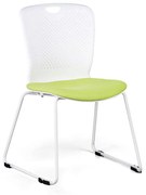 Plastová stolička DOT, zelená