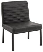 Stolička s vysokou nosnosťou Texas šedá umelá koža