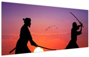 Obraz - Samuraji (120x50 cm)