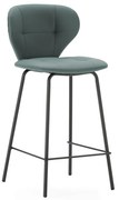 Zelené barové stoličky v súprave 2 ks (výška sedadla 67 cm) Maura – Marckeric